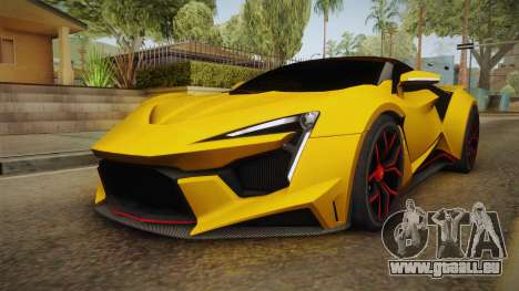 Asphalt 8 - Fenyr SuperSport W Motors pour GTA San Andreas