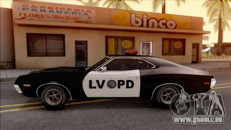 Ford Gran Torino Police LVPD 1972 v3 für GTA San Andreas