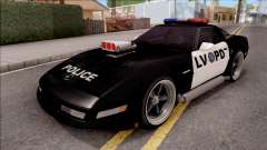 Chevrolet Corvette C4 Police LVPD 1996 v2 pour GTA San Andreas