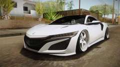 Acura NSX Stance 2017 pour GTA San Andreas