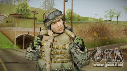 Georgian Soldier Skin v2 pour GTA San Andreas