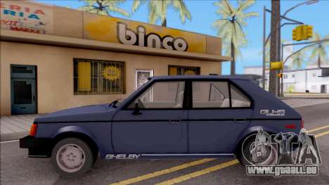 Dodge Shelby Omni GLHS 1986 pour GTA San Andreas