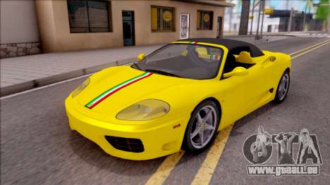 Ferrari 360 Spider US-Spec 2000 HQLM für GTA San Andreas