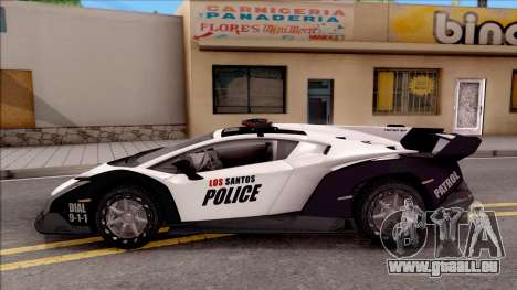 Lamborghini Veneno Police Los Santos für GTA San Andreas