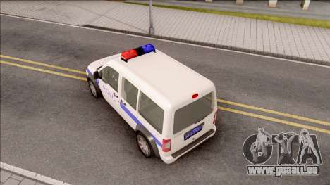 Ford Tourneo Connect 90PS Turkish Police pour GTA San Andreas