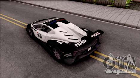 Lamborghini Veneno Police San Fierro für GTA San Andreas