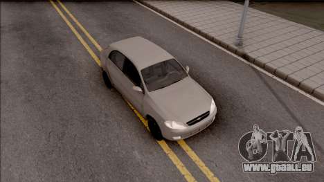 Chevrolet Aveo v2 Sin Sonido Version Sencilla pour GTA San Andreas