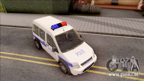 Ford Tourneo Connect 90PS Turkish Police pour GTA San Andreas