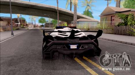 Lamborghini Veneno Police San Fierro für GTA San Andreas