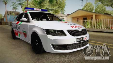 Skoda Octavia Moroccan Police pour GTA San Andreas