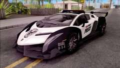Lamborghini Veneno Police San Fierro für GTA San Andreas