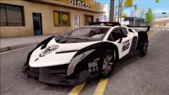 Lamborghini Veneno Police Los Santos für GTA San Andreas