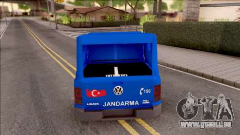 Volkswagen Amarok Turkish Gendarmerie Vehicle für GTA San Andreas