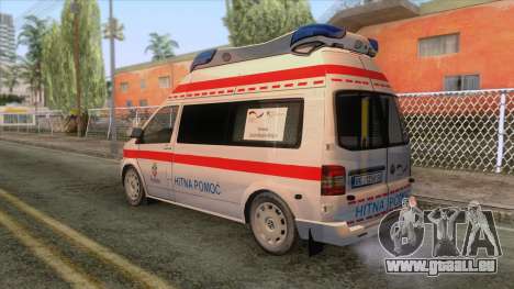Volkswagen T5 Serbian Ambulance für GTA San Andreas