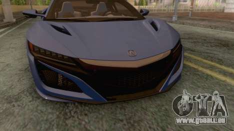 Acura NSX 2016 IVF für GTA San Andreas