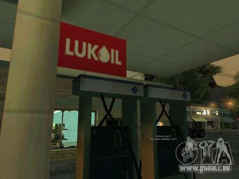 Lukoil Station De Gaz pour GTA San Andreas