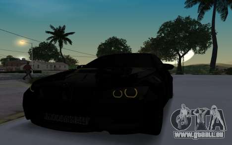 BMW M3 E92 GTR Black Camo für GTA San Andreas