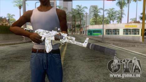 CoD: Black Ops II - AK-47 Benjamin Skin v2 pour GTA San Andreas