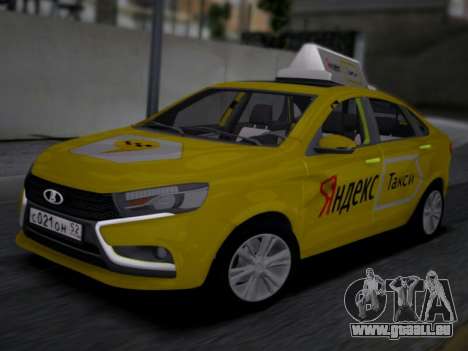 Lada Vesta Yandex Taxi (LVYT) Beta 0.1 pour GTA San Andreas