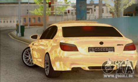 BMW M5 GOLD für GTA San Andreas