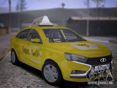 Lada Vesta Yandex Taxi (LVYT) Beta 0.1 pour GTA San Andreas