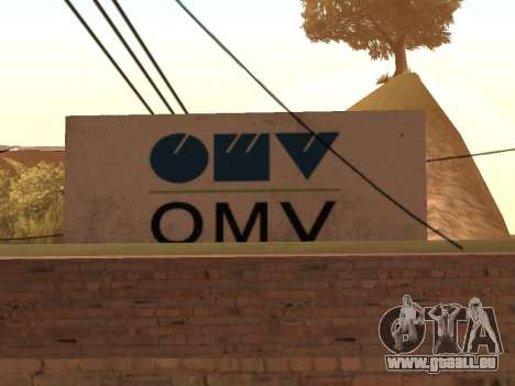 OMV Gas Station In Dillimore pour GTA San Andreas