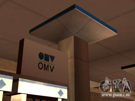 OMV Gas Station In Dillimore pour GTA San Andreas