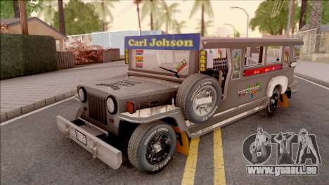 Galvanized Jeepney für GTA San Andreas