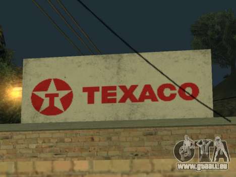 Texaco Gas Station für GTA San Andreas