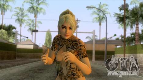 Momiji Blonde Lace Skin pour GTA San Andreas
