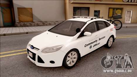 Ford Focus 2013 Community Service Officer pour GTA San Andreas