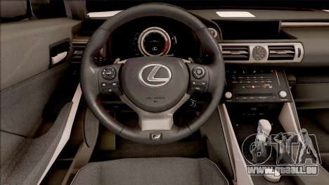 Lexus IS XE30 200t F Sport 2017 pour GTA San Andreas
