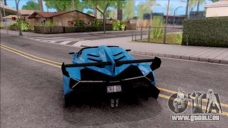 Lamborghini Veneno Roadster pour GTA San Andreas