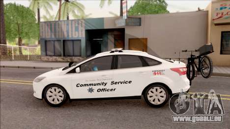 Ford Focus 2013 Community Service Officer pour GTA San Andreas