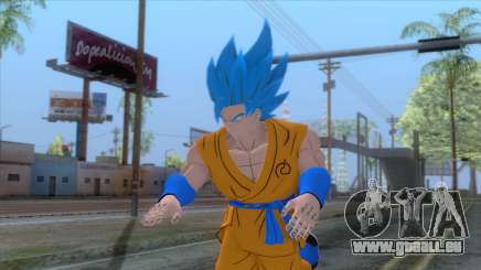Goku SSJ2 Blue Skin für GTA San Andreas