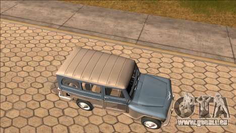 Jeep Rural Willys 1961 - Version Brésilienne pour GTA San Andreas