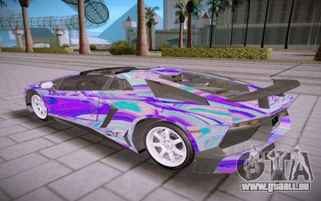 Lamborghini Aventador SV Roadster pour GTA San Andreas