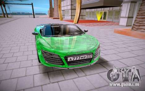 Audi R8 Spyder 5 2 V10 Plus für GTA San Andreas