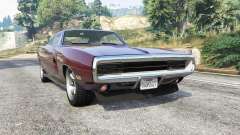 Dodge Charger RT SE (XS29) 1970 [replace] pour GTA 5
