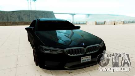 BMW M5 F90 noir pour GTA San Andreas