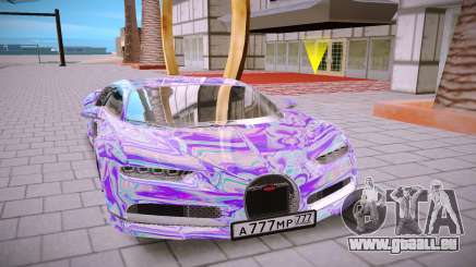 Bugatti Chiron серый pour GTA San Andreas