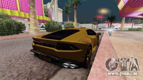 Lamborghini Huracan Dubai pour GTA San Andreas