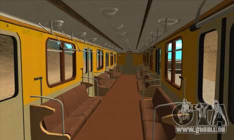 Metrostav Typ E Kiew Modernisierung für GTA San Andreas