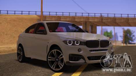 BMW X6 50D pour GTA San Andreas