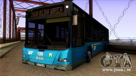 MAN Lions City ZET Croatian Bus für GTA San Andreas