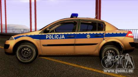 Renault Polskiej Policji pour GTA San Andreas