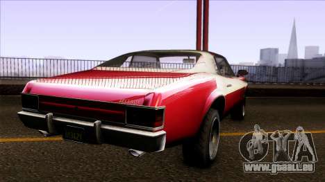 GTA V Declasse Sabre GT3 Starsky & Hutch für GTA San Andreas