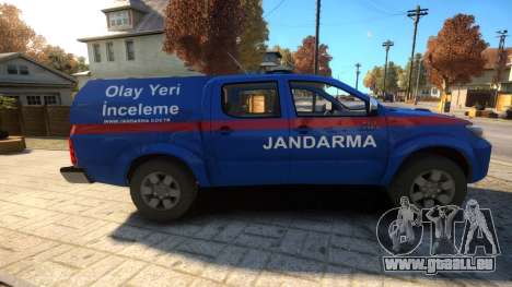 Toyota Hilux Jandarma Olay Yeri Inceleme für GTA 4