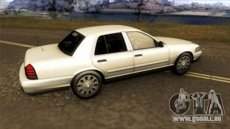 Ford Crown Victoria Unmarked 2009 pour GTA San Andreas