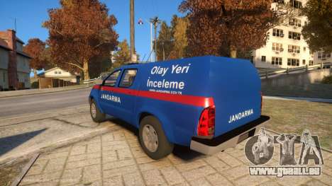 Toyota Hilux Jandarma Olay Yeri Inceleme pour GTA 4